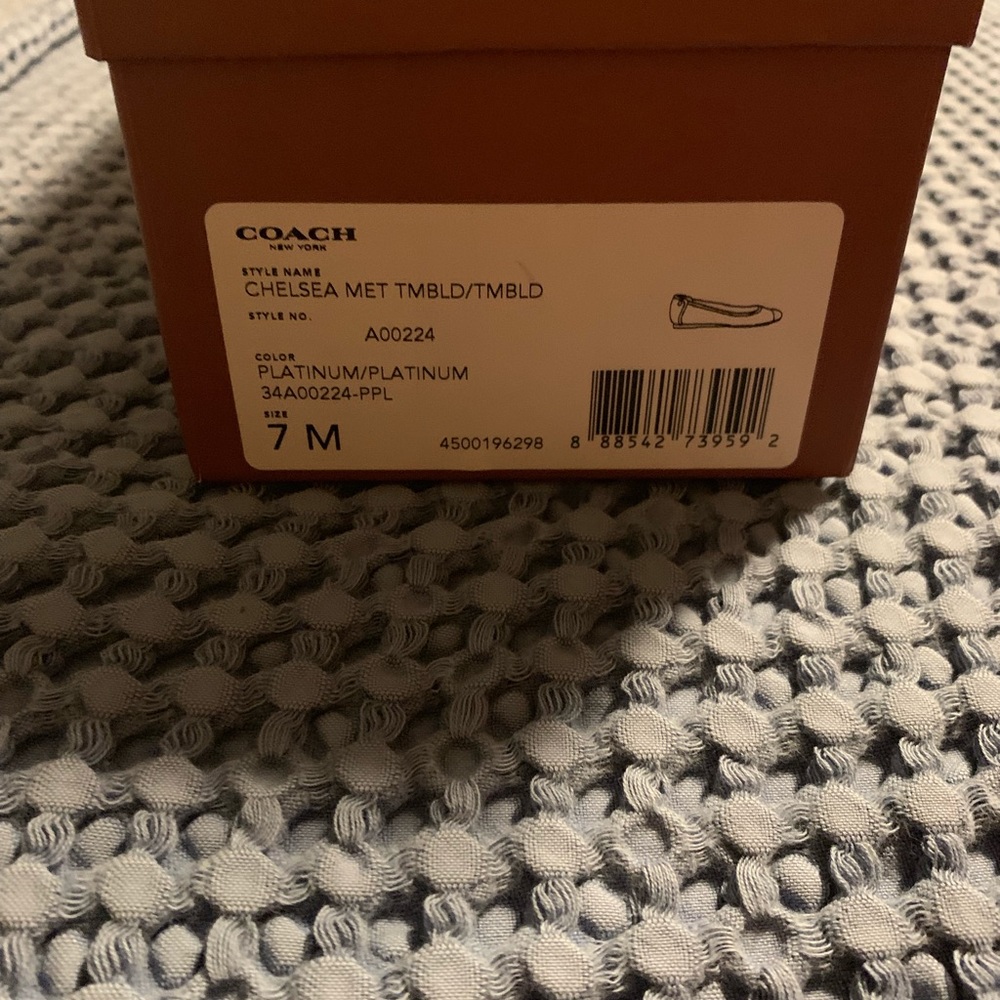 Coach gold shoes